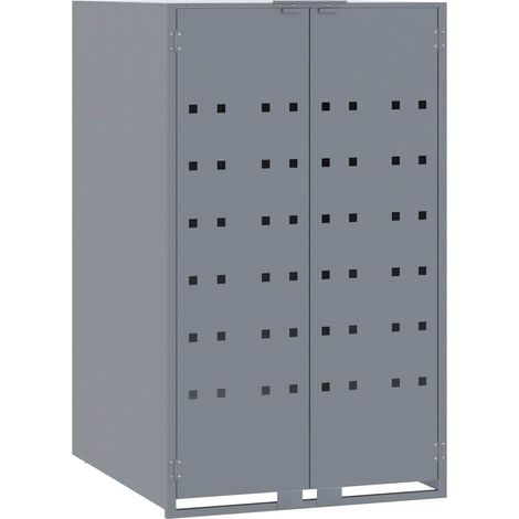 Maison Exclusive - Mülltonnenbox für 1 Tonne Grau 69x79x117 cm St
