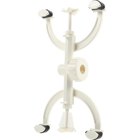 Pince de Titrage en Plastique Blanc Double pour Laboratoire Scientifique, Maintient Fermement les Burettes sans Couvrir L'échelle, pour Tables de Titrage Couleur Aléatoire (1/5)