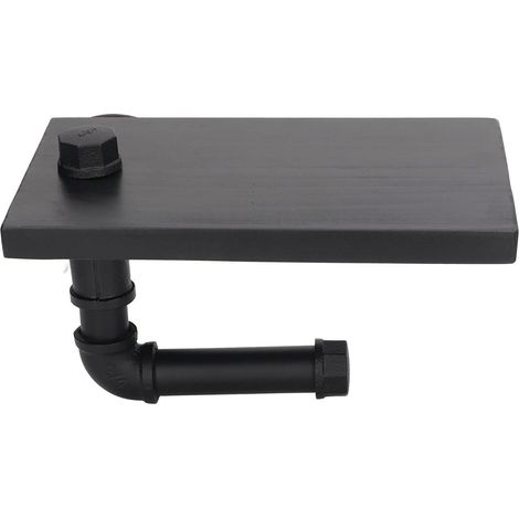 Étagère de toilette murale en fer massif, 24 x 14,7 14,5 cm, avec (1/5)