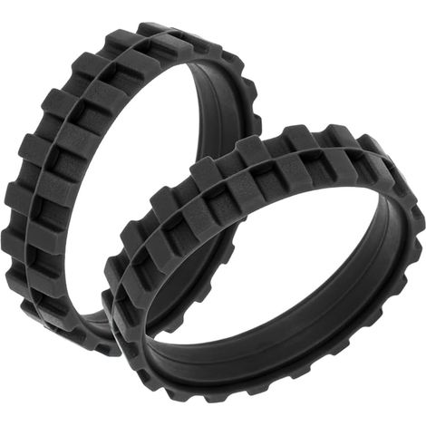 Pneu de rechange en caoutchouc compatible pour Roomba 500, 600, 700, 800, 900, e, i, S.Remplace la Roue latérale de Votre Robot. Remplacement Compatible avec iRobot Roomba Durabilité (1/5)