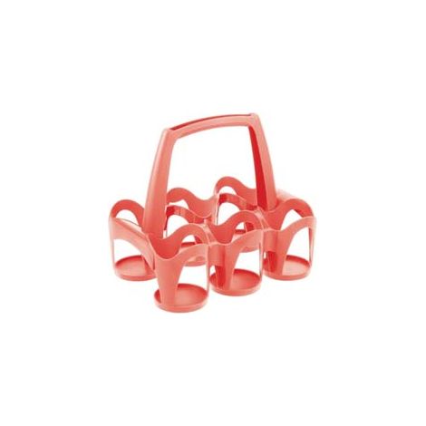 PORTABOTTIGLIE DRINKY PER 6 BOTTIGLIE LT.1 O LT.1,5- - cm.35,3x26,8x30,5h. - 6 pezzi TONTARELLI