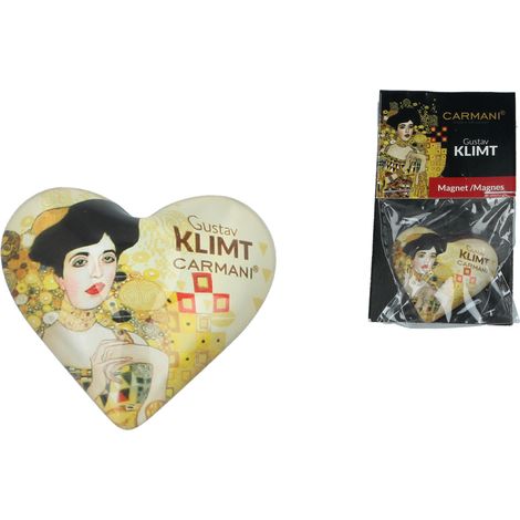 Kühlschrankmagnet Herz Gustav Klimt Adela Gemälde Kunst Carmani (1/3)