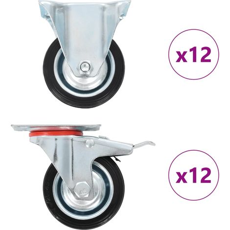 24 Stk. Rollen 75 mm