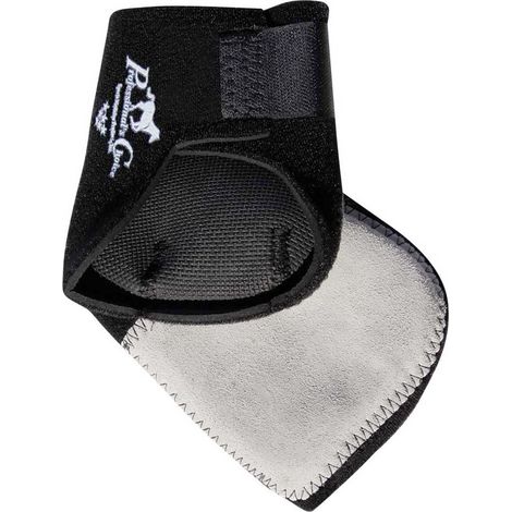 Taglia unica Cob/Full, Nero: Stinchiere western posteriori in neoprene con chiusura a strappo