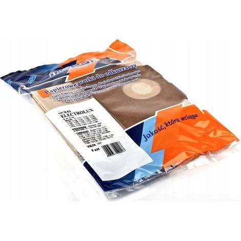 Bolsas de polvo Electrolux E44 E49 Mondo beige papel (1/3)