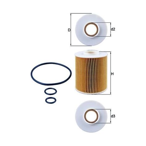 Ölfilter OX163/4D Knecht (1/2)