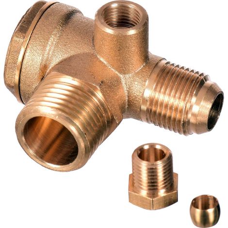 VÁLVULA DE RETENCIÓN PARA COMPRESOR 1/2Z X 3/8Z 20 BAR NEUMÁTICO (1/2)