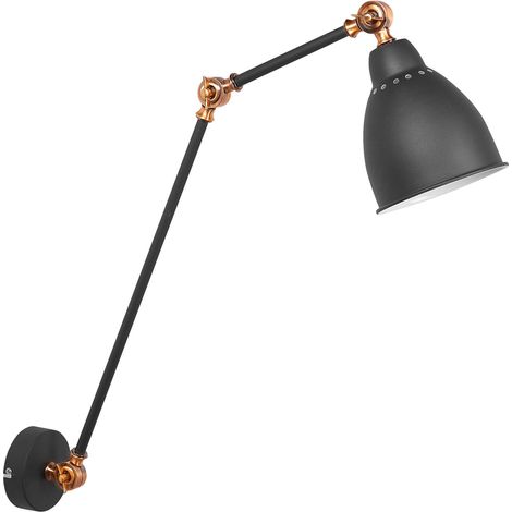 Wandlampe MISSISSIPPI Graphitgrau Metall verstellbar (1/5)