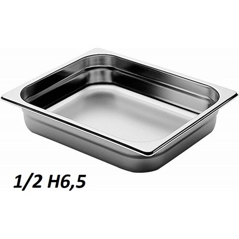 Contenitore Gastronomia in Acciaio Inox 26,5 x 32,5 x 6,5 cm