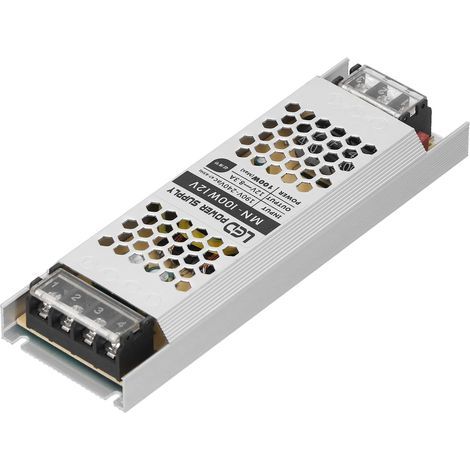 Alimentation à découpage 100W pour bande LED, IP68 étanche, CTN AC190-240V vers 12V (1/5)