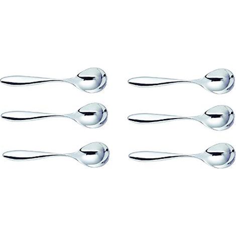 Alessi - SG38/7 - Mami Cucchiaino da tè in acciaio lucido - set da 6 (1/4)