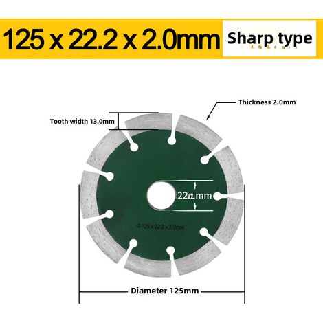 Lame de scie spéciale monobloc mixte pour machine à rainurer, lame de rainurage pour murs en argile, lame de coupe 300/350, résistante à l'usure (12522,22,0) (1/5)
