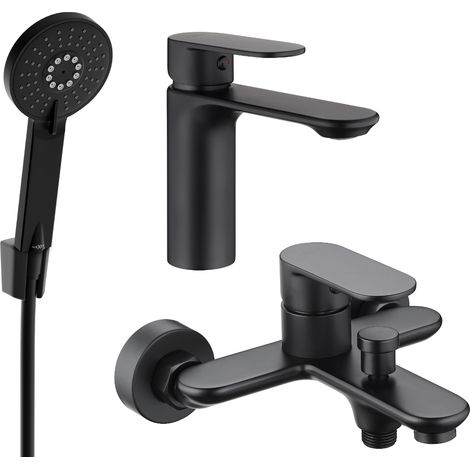 Mexen Milo R40 ensemble de bain, noir - 71303R40-70
