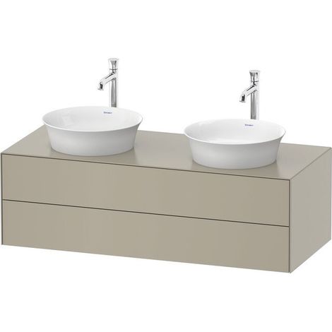 DURAVIT WT4988B60600010 WTU White Tulip murale, 2 tiroirs, ouverture des deux côtés
