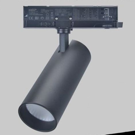 TRADE SHOP - Faretto A Led Per Pista Binario Trifase 30 W Cct Luce 300k-4000k-5000k Ip20 Gd23k-3c - Nero (1/3)