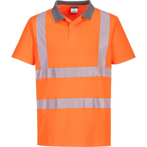 Polo Eco Hochsichtbarkeit (Packung à 6) - Größe 4XL - Orange - Portwest