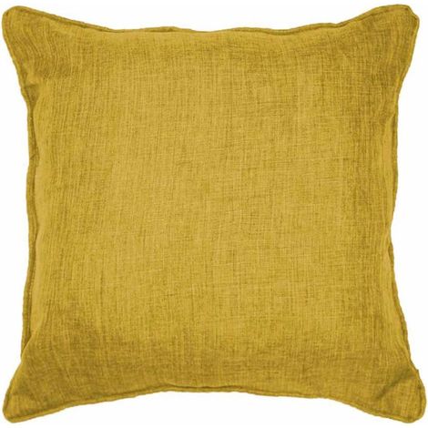 Coussin Déco "Newton" 40x40cm Jaune (1/3)