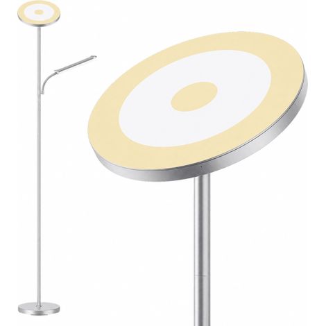 Lampadaire LED Dimmable, 42W/4000LM Lampadaire sur Pied Salon avec Liseuse Lampe mit 2700-6500K Intensité Variable en Continu, Télécommande et Contrôle Tactile (1/5)