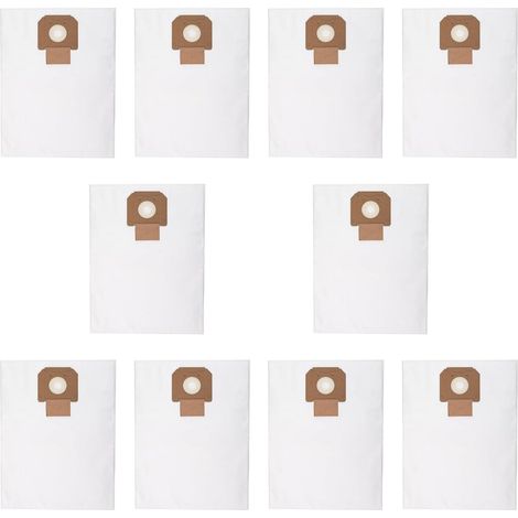 Lot de 10 sacs à poussière réutilisables résistants à l'usure haute performance pour modèles VB090F VAC090 55 x 42 cm (1/5)