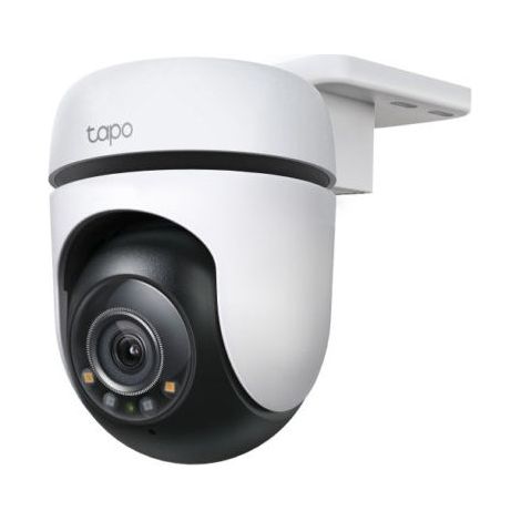 Tapo TC50-KIT Videocamera di Sicurezza Esterna 2K 3MP Wi-Fi Pan Tilt 360° Batteria Pannello Solare IP65 colore Bianco