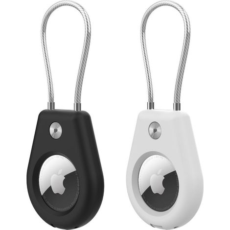 Funda localizadora Apple AirTag con cable de acero - 2 unidades. (1/3)