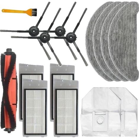 Pièces d'aspirateur robot, chiffon de nettoyage, filtre HEPA (1/2)