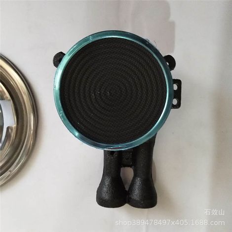 Gas cooker with integrated double infrared burner on high legs, energy-saving infrared burner, pulse cooker accessories (1/4)