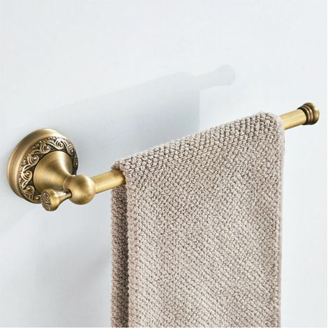 Porte-Serviettes Classique, 11.42x2.95inch Serviette Murale unipolaire en Laiton Porte-Serviettes de Salle de Bain pour Mettre des vêtements de Serviette Papier Toilette (1/4)