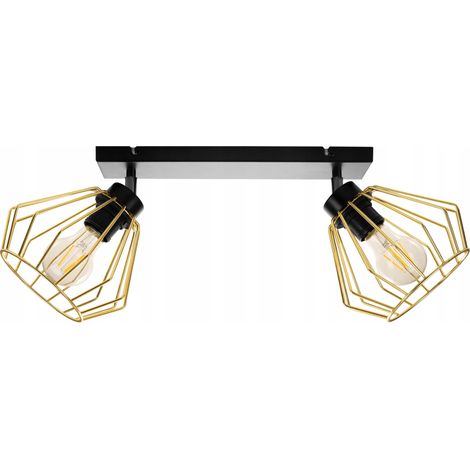 LÁMPARA DE TECHO COLGANTE LÁMPARA DE ARAÑA LED DORADA PLAFON