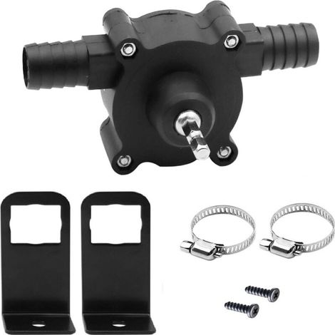 Tragbare Mini-Wasserpumpe, Z-Bohrpumpe, manuelle Diesel-Umfüllpumpe, elektrische Wasserpumpe zum Umfüllen von Flüssigkeiten (Diesel, Öl, Benzin), selbstansaugende Pumpe für Garten- und Poolbewässerung (1/4)