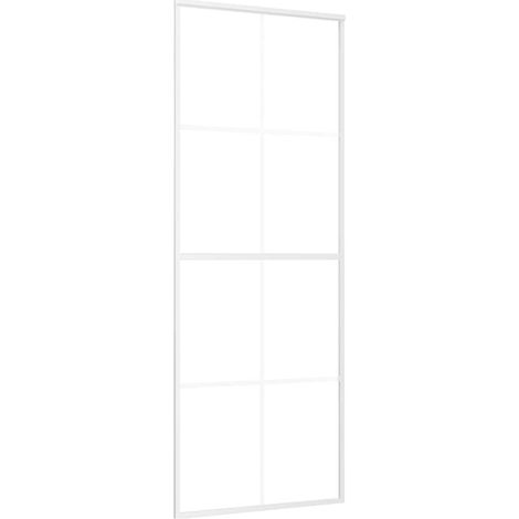 Maison Exclusive - Schiebetür ESG-Mattglas und Aluminium 76x205 c (1/5)