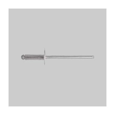 Rivetto a strappo testa larga 4,8x16 mm - confezione 50 pezzi