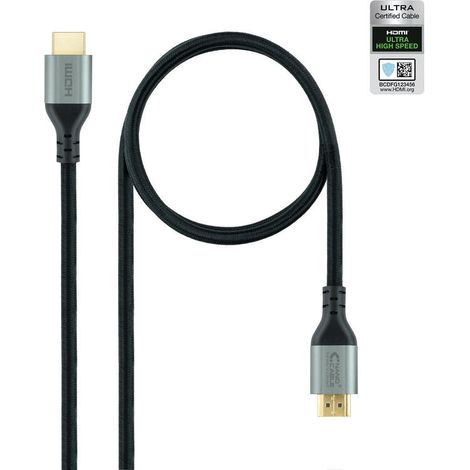 Cable HDMI NANOCABLE 10.15.8101 1 m Negro (1/4)