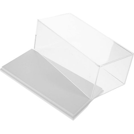 Vitrine en acrylique pour voitures miniatures de collection, avec protection anti-poussière, lot de 3. (1/5)