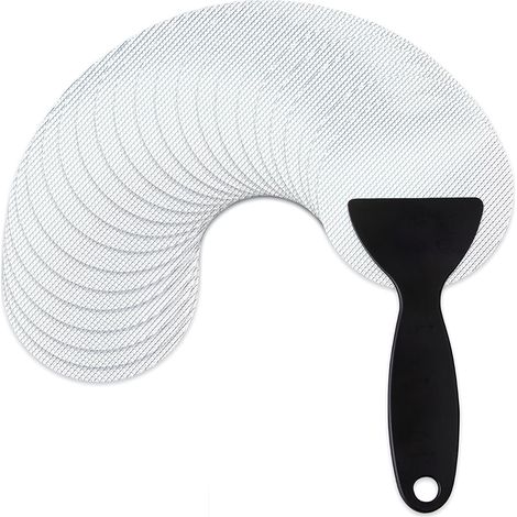 Juego de 24 pegatinas antideslizantes, adhesivo fuerte, drenaje de agua, para bañeras y escaleras. (1/5)