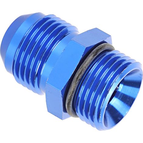 Raccord filetage mâle AN10 vers ORB10, aluminium T6061 bleu, adaptateur haute qualité (1/3)
