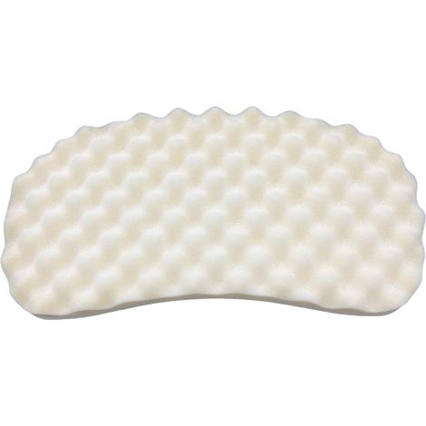 Oreiller en silicone ondulé 45 x 28 x 3 cm pour adolescents et enfants, lavable, résistant au soleil, anti-acariens, ultra-élastique, ultra-doux et respirant (couleur chair, 1 pièce) (1/5)
