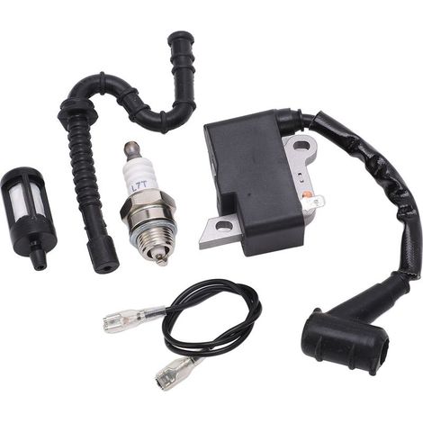 Kit di accensione con bobina, candela e filtro carburante per motosega Stihl MS270 MS280 (1/5)