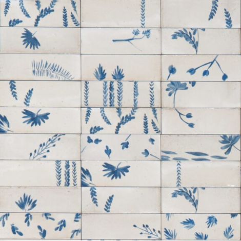 Carrelage Effet Zellige RICE 5x15 cm Natural Leaf