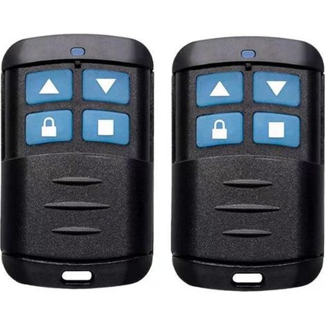 Nuovo telecomando a 433 MHz per la clonazione di chiavi per apriporta da garage, con funzione di apprendimento del codice, confezione da 2 pezzi.
