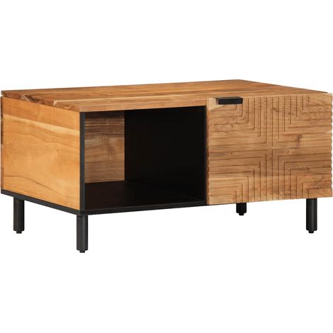 Couchtisch 80x50x40 cm Massivholz Akazie