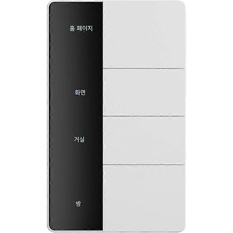 Tuya WiFi 118 Zigbee Smart Matter Zero Fire intelligentes Sprachbedienfeld mit 4-Bildschirm-Display. (1/5)