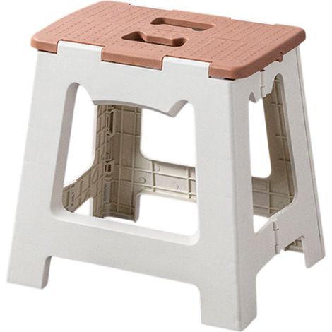 Repose-pieds pliable pour enfants et adultes, repose-pieds portable et pliable adapté aux jeunes enfants, petit repose-pieds pliable en plastique avec poignée pour la cuisine et la salle de bain (1/5)