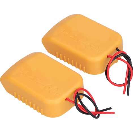 Adaptateur secteur pour batterie avec connecteur de montage et câble de calibre 14, matériel électrique pour bricolage, 14,4-60 V (1/5)