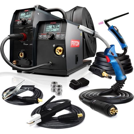 PATON MultiPRO-350-15-4-400V Soudeur MIG 3-en-1 – 350A pour MIG, MMA et HF TIG avec connecteur EURO, 400V (1/5)