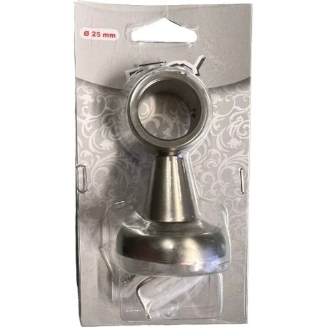 SUPPORTO A SOFFITTO PER TUBO  D.25MM COL.NICHEL