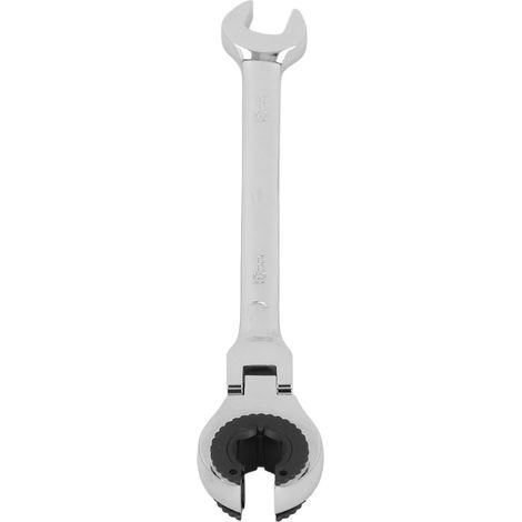 Clé à cliquet métrique à tête flexible ouverte 72 dents engrenage angle réglable pour tuyauterie climatisation 10mm (1/5)