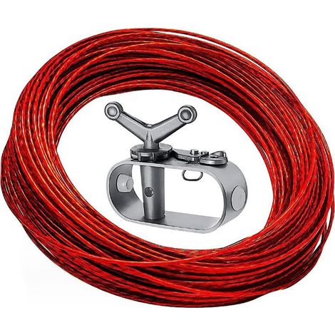 Tensor de cable de acero inoxidable para cubierta de piscina (21 m de longitud, Φ2 mm) (1/5)