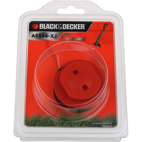Bobine de Rechange pour Coupe-Bordures, Bobine Déroulement Manuel, 5,5 m de Fil en Nylon Transparent et Résistant, Fil de ⌀1,5 mm, Noir, Rouge, Blanc