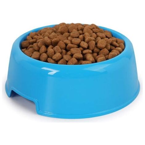 BUNTHAUS 1 gamelle ronde réutilisable en plastique pour chat et chien - Pour intérieur et extérieur - Bleu-Ensoleillé (1/5)